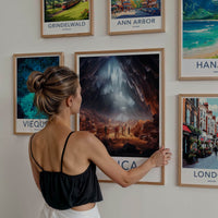 Naica Poster - Mexico Travel Print - Giant Crystal Cavern Gallery Art