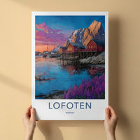 Lofoten Poster - Norway Travel Print