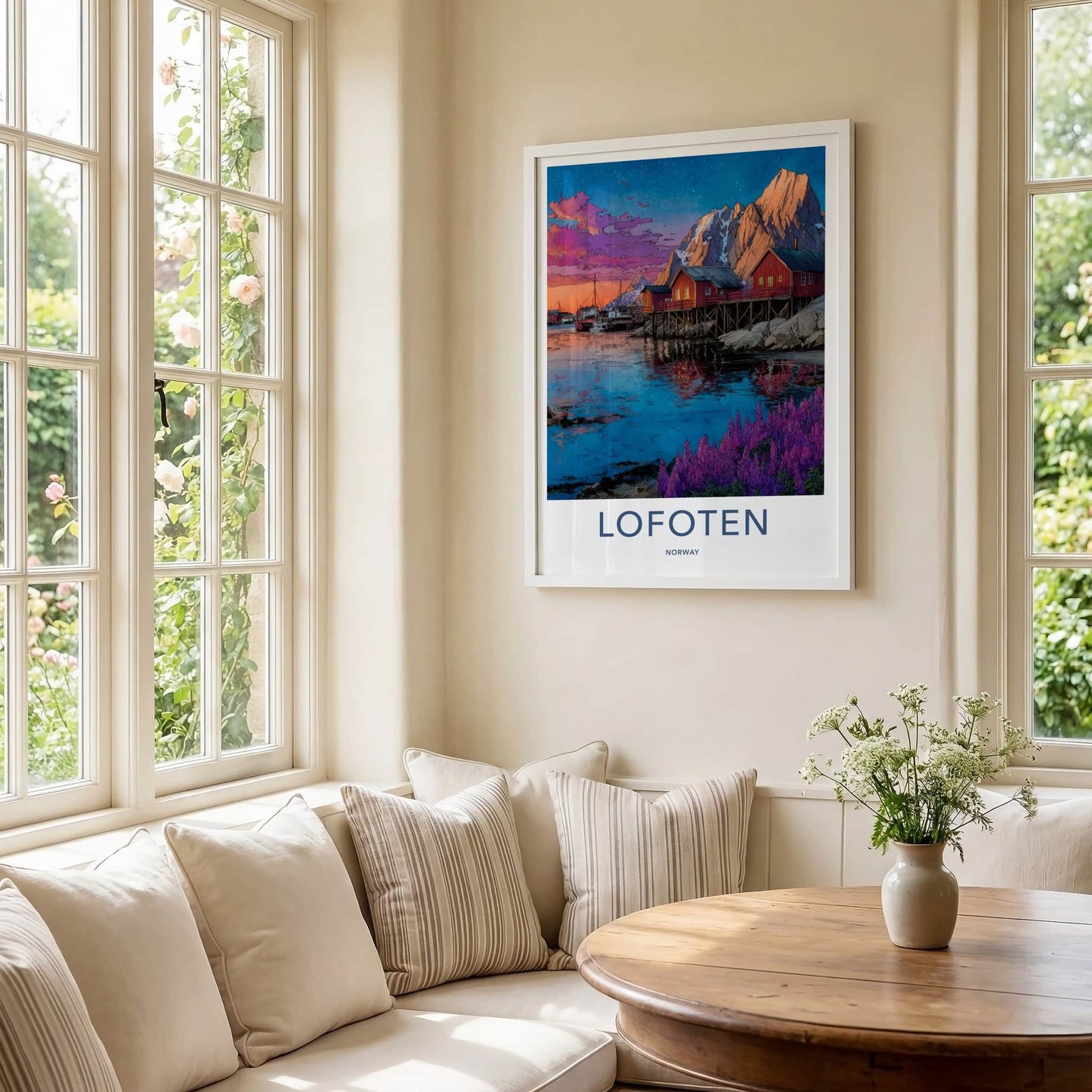 Lofoten Poster - Norway Travel Print