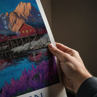 Lofoten Poster - Norway Travel Print