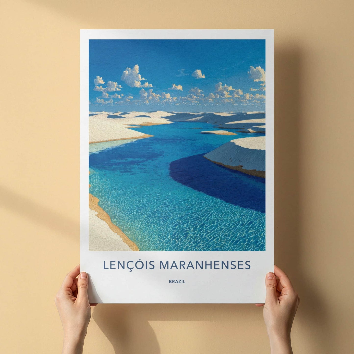 Lencois Maranhenses Poster - Brazil Travel Art