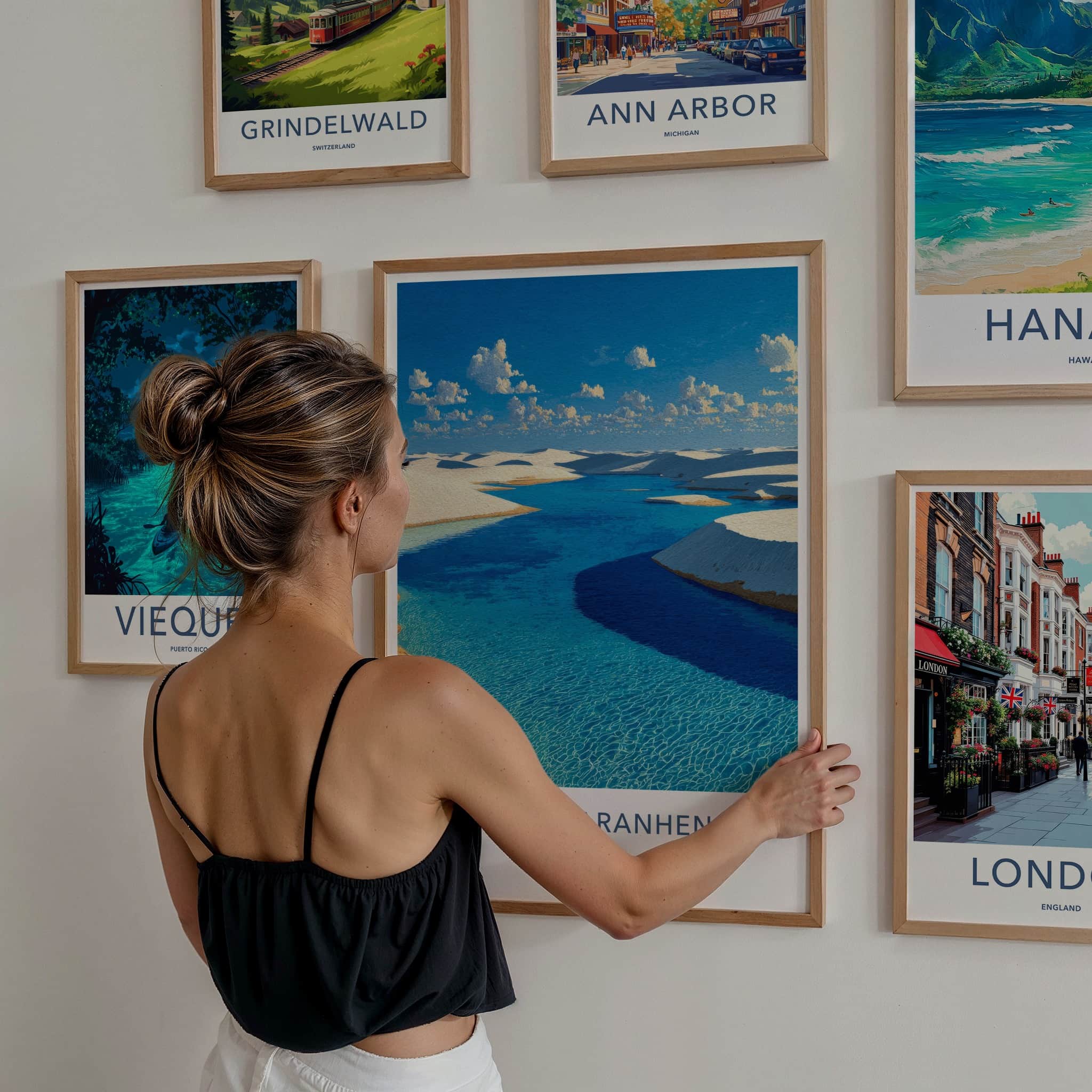 Lencois Maranhenses Poster - Brazil Travel Art