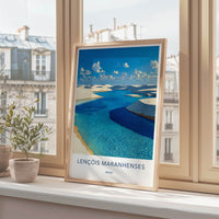 Lencois Maranhenses Poster - Brazil Travel Art
