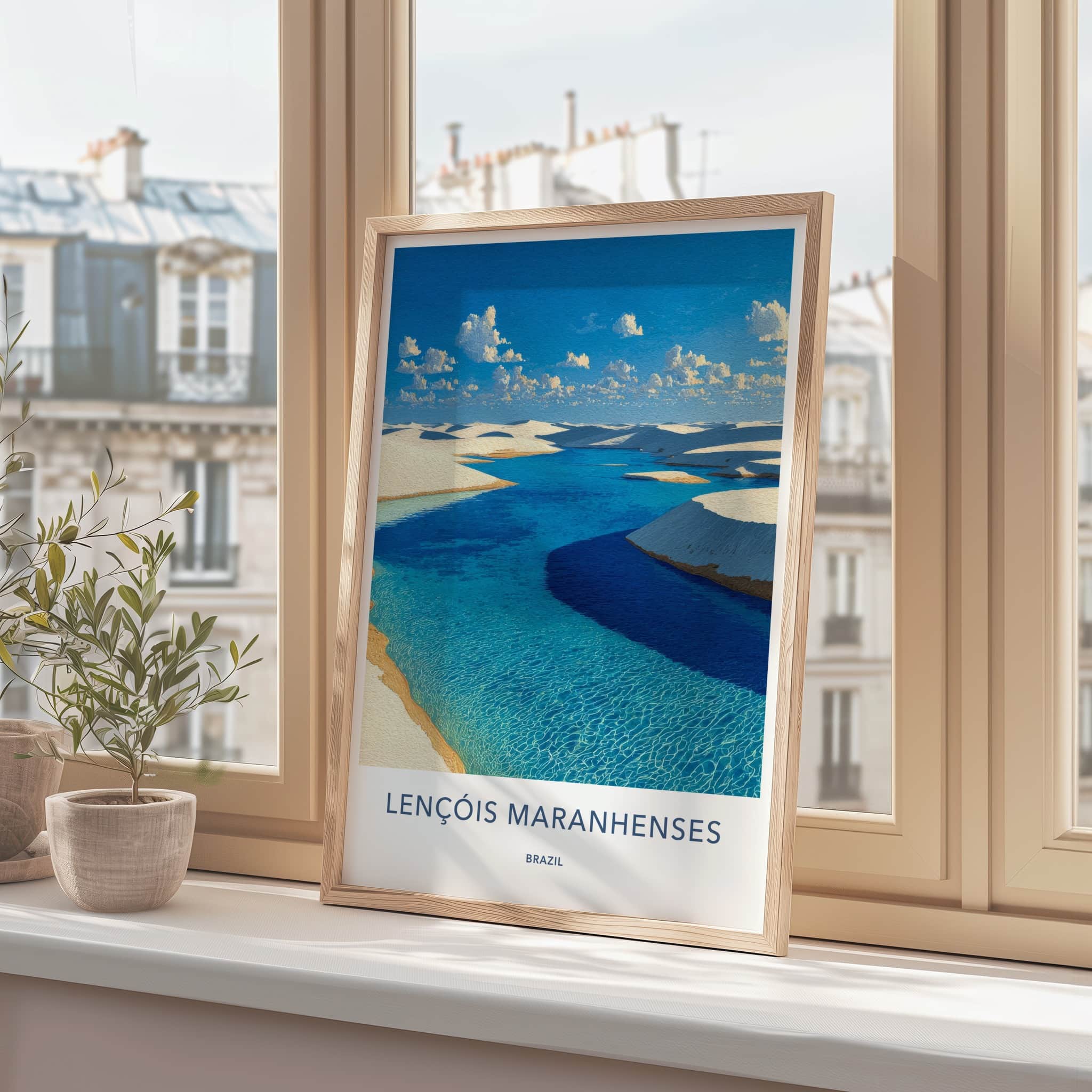 Lencois Maranhenses Poster - Brazil Travel Art