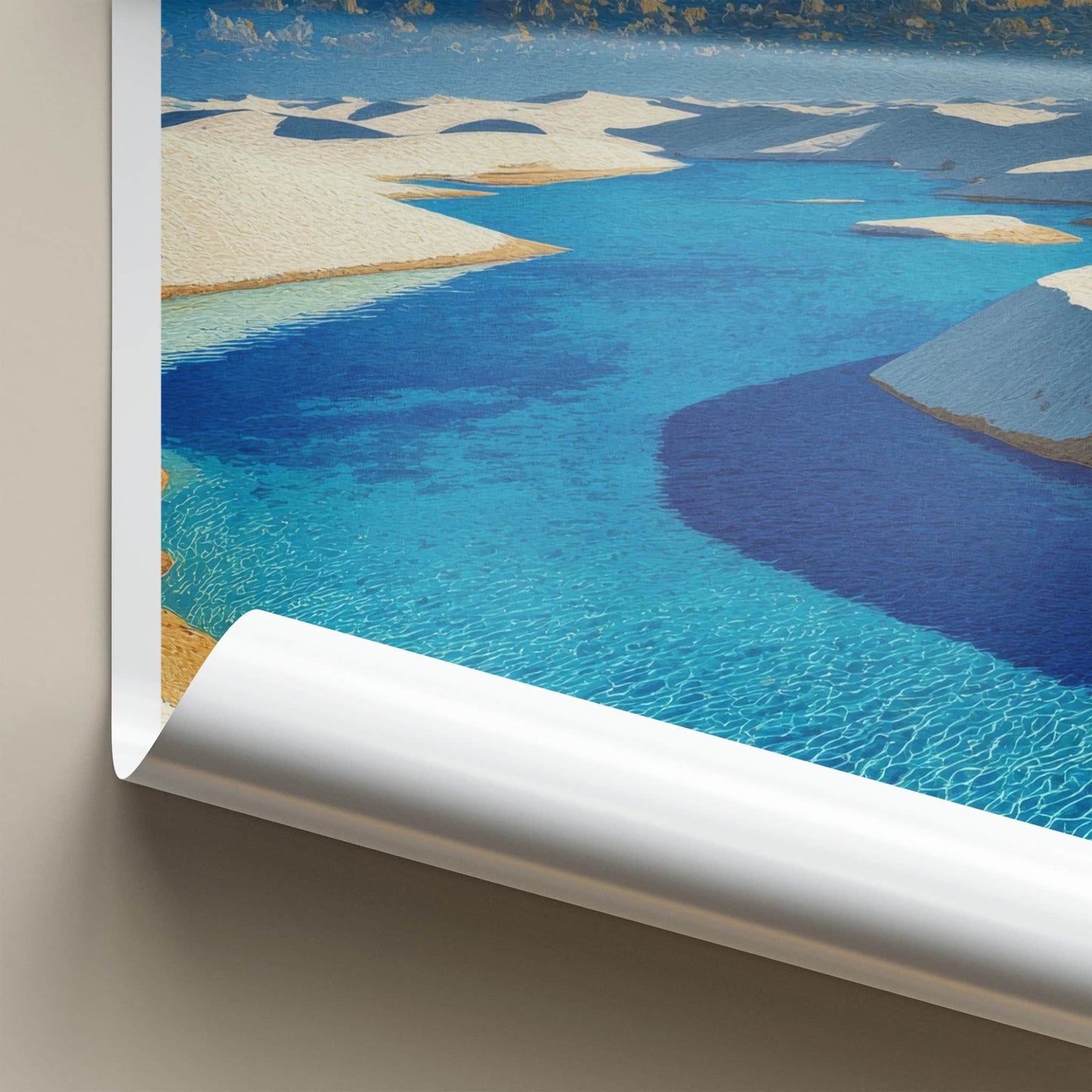 Lencois Maranhenses Poster - Brazil Travel Art