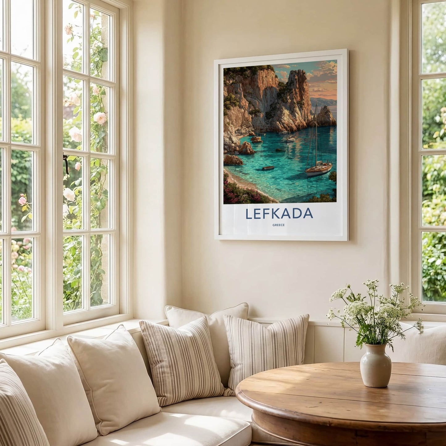 Lefkada Poster - Greece Art Print