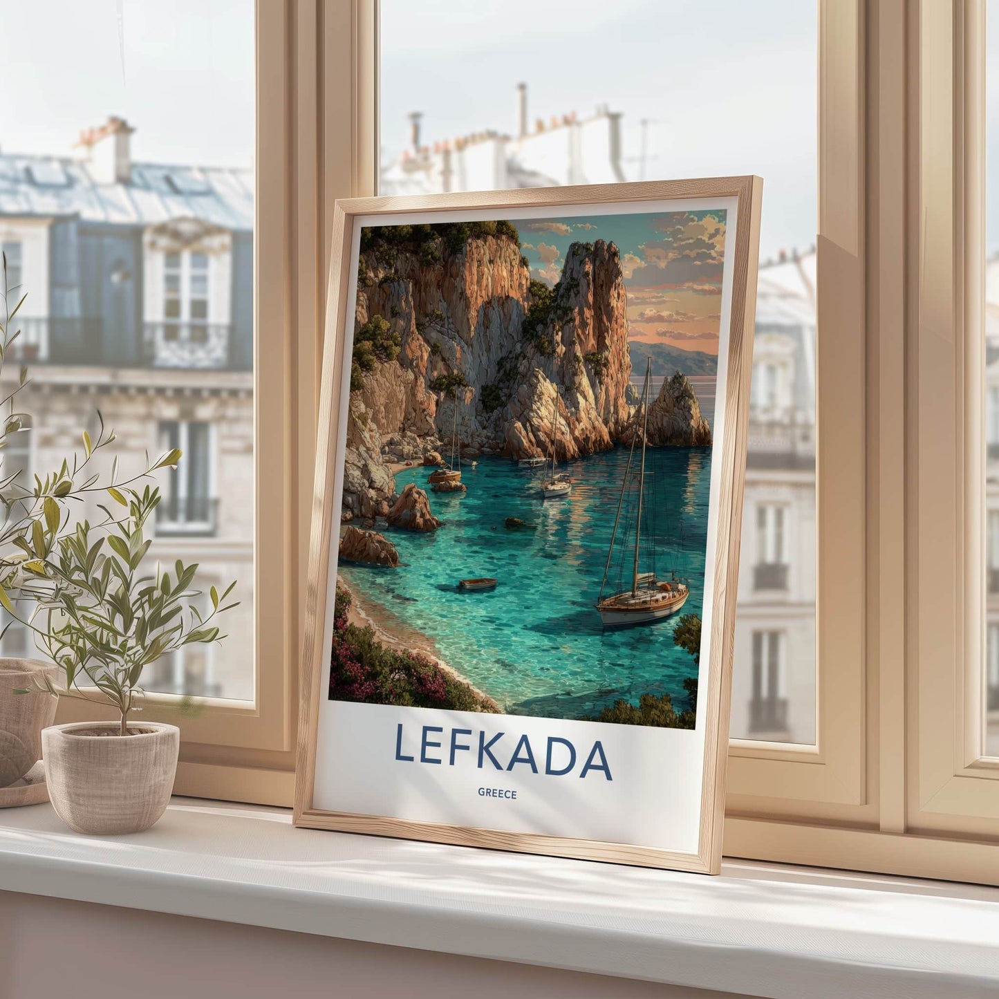 Lefkada Poster - Greece Art Print