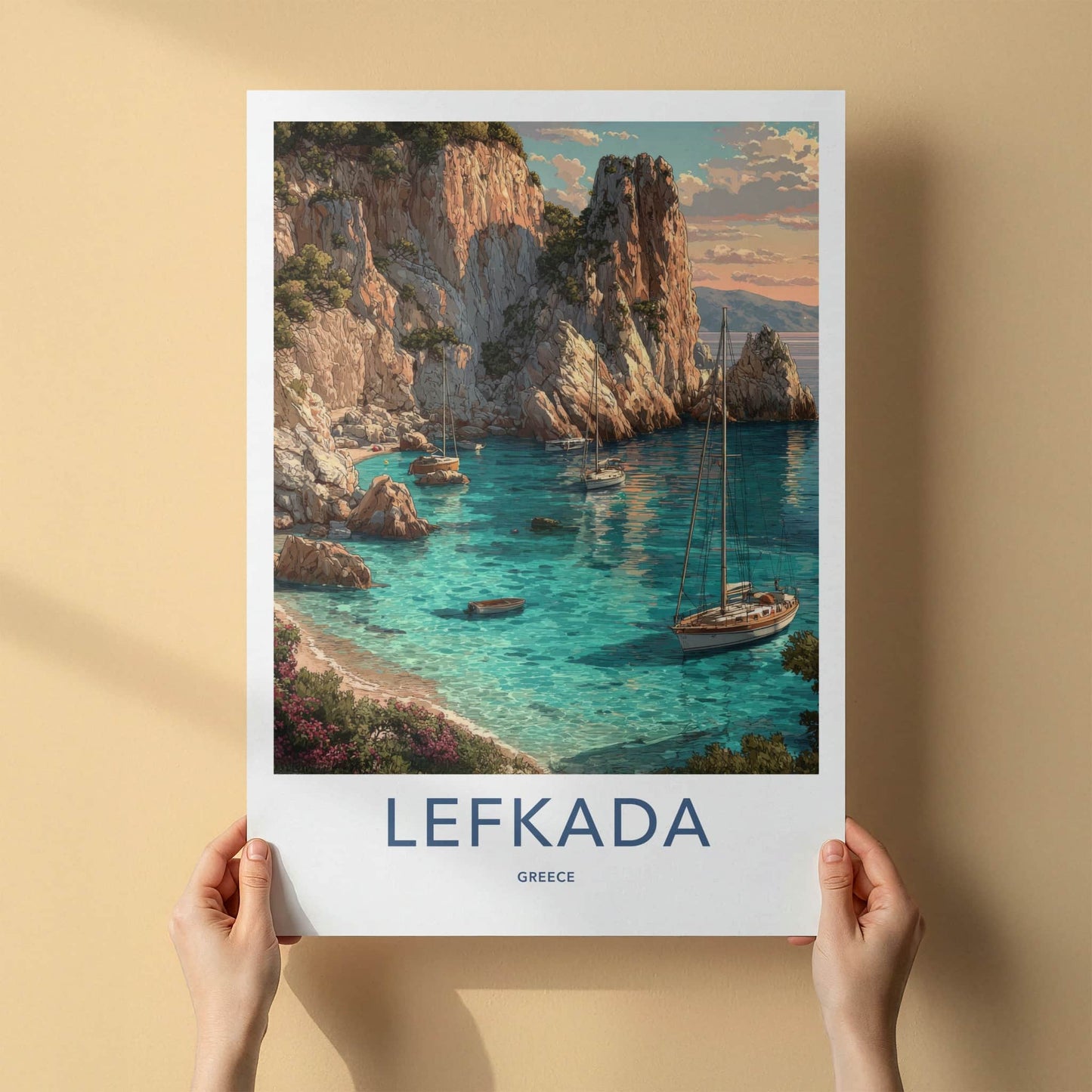 Lefkada Poster - Greece Art Print