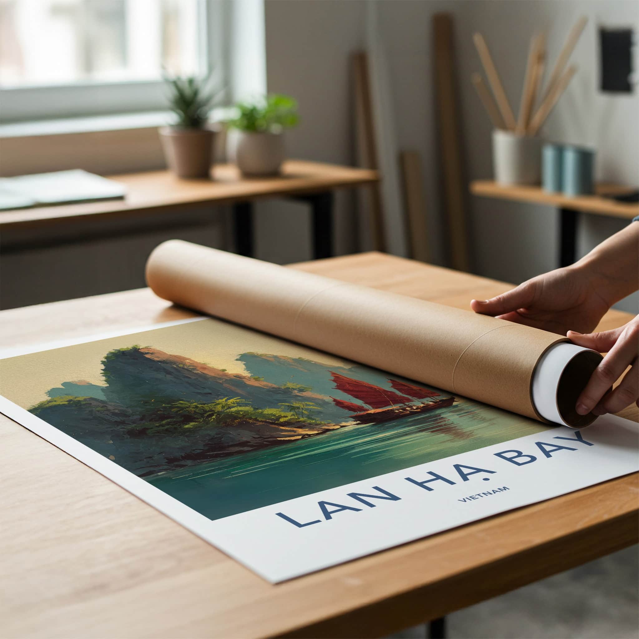 Lan Ha Bay Poster - Vietnam Wall Art