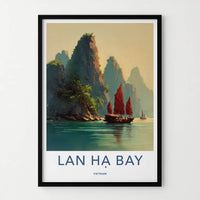 Lan Ha Bay Poster - Vietnam Wall Art