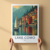 Lake Como Poster - Italy Framed Print