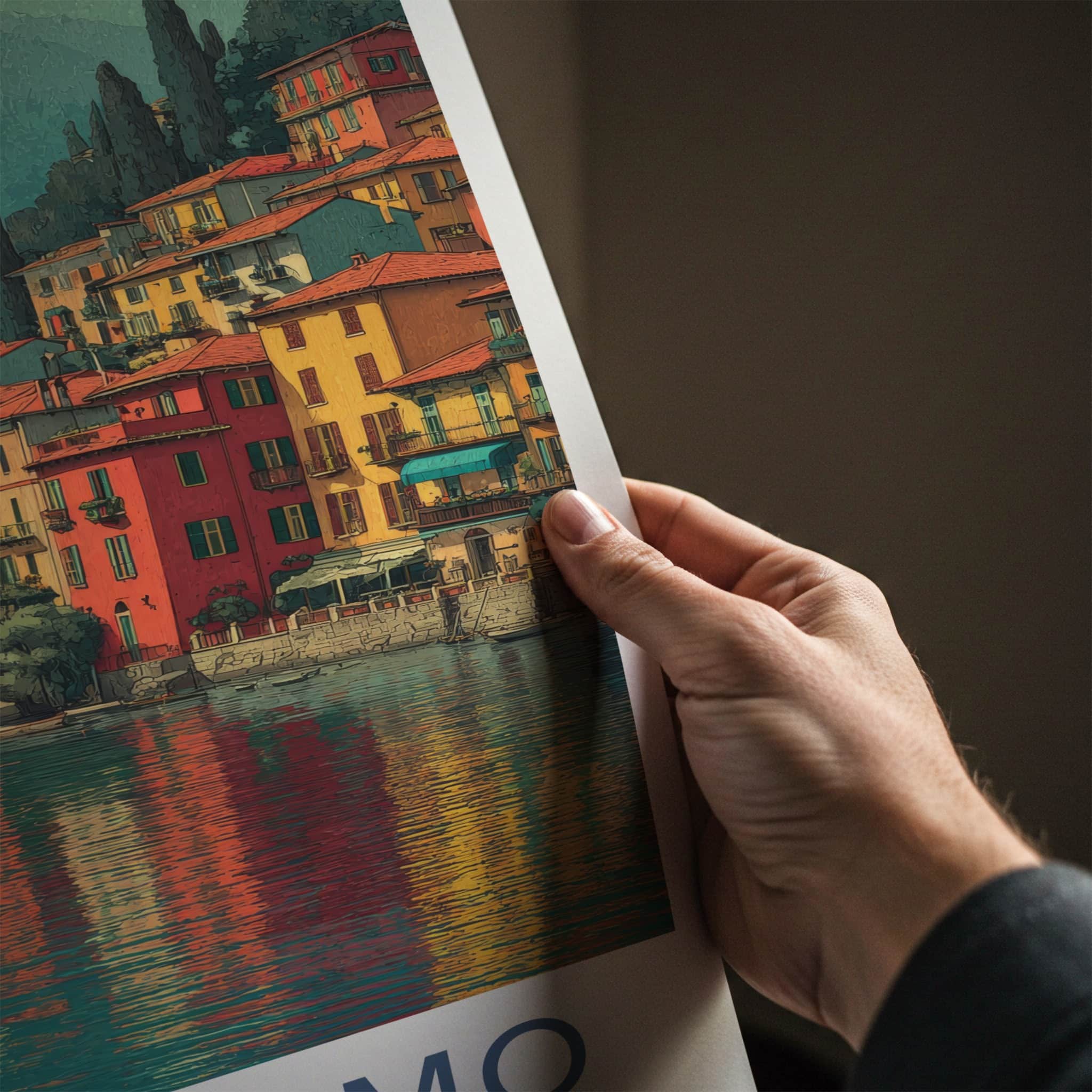Lake Como Poster - Italy Framed Print