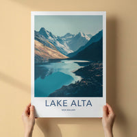 Lake Alta Poster - New Zealand Fine Art