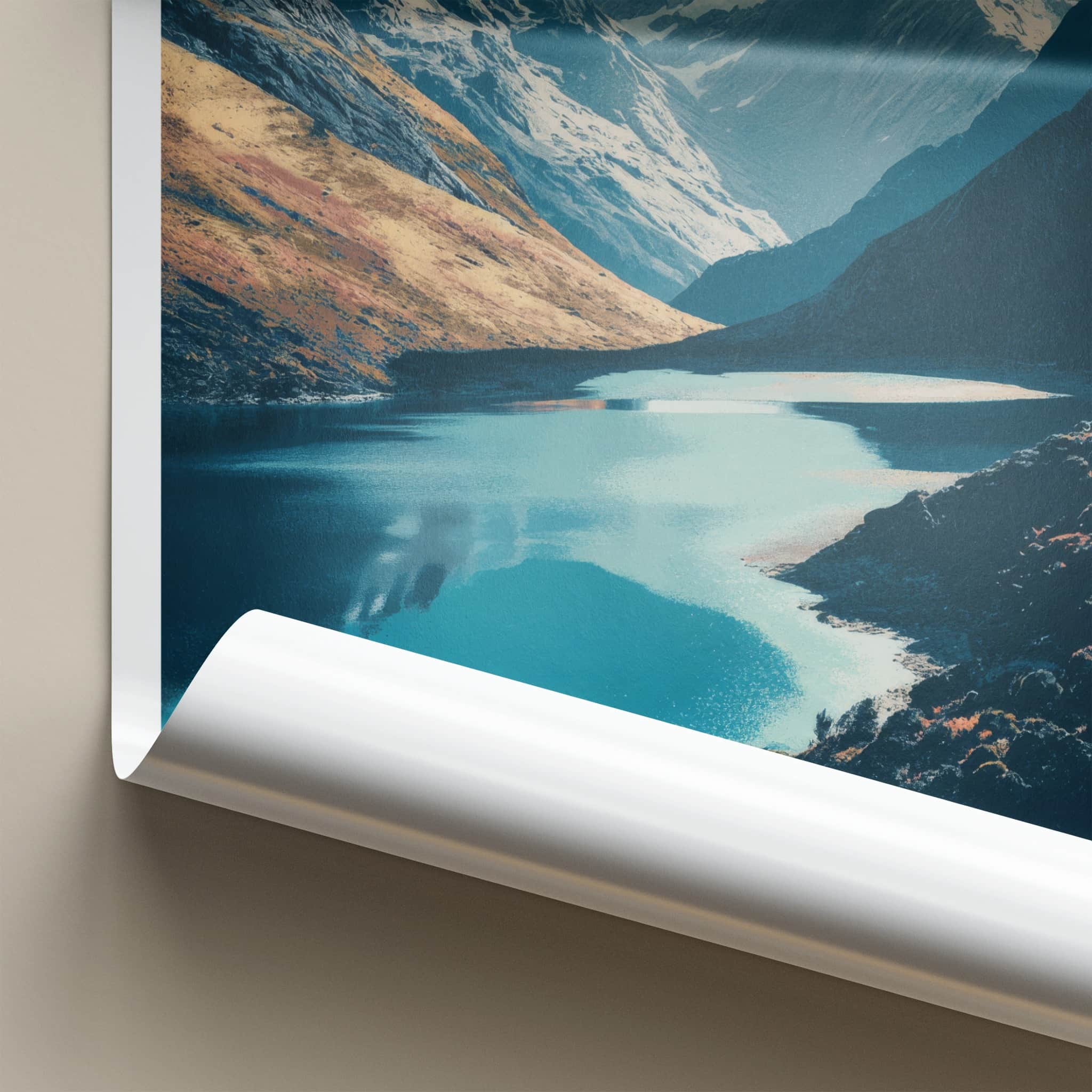 Lake Alta Poster - New Zealand Fine Art