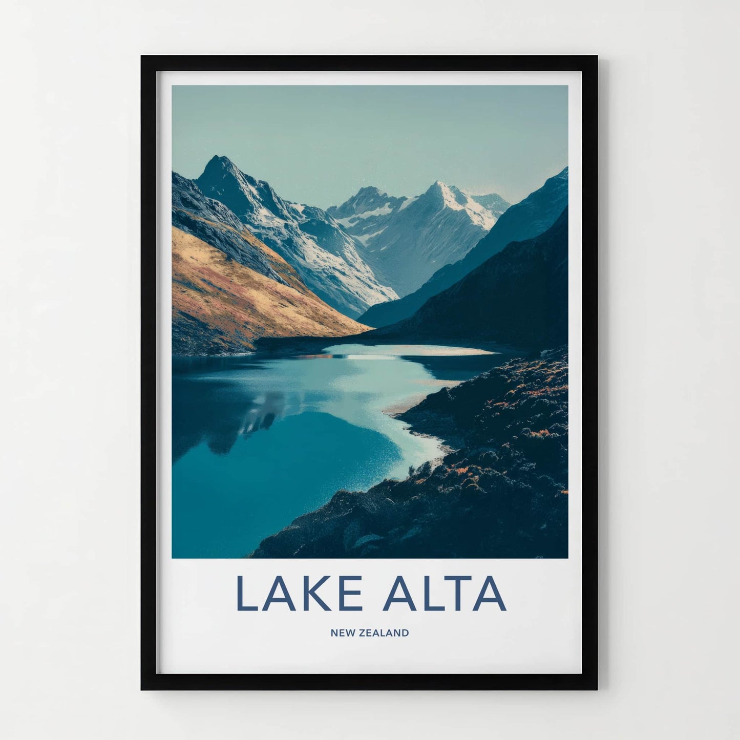 Lake Alta Poster - New Zealand Fine Art