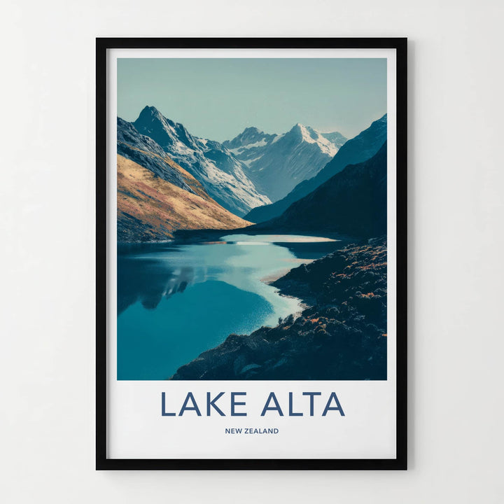 Lake Alta Poster - New Zealand Fine Art
