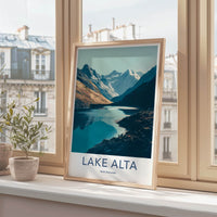 Lake Alta Poster - New Zealand Fine Art