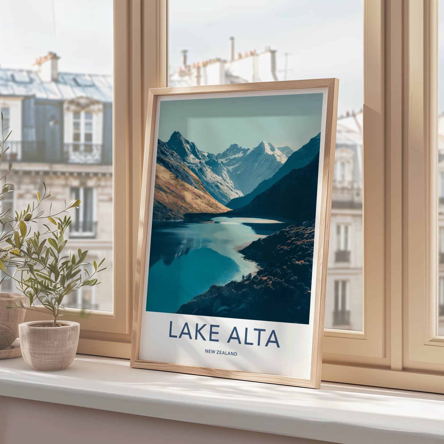 Lake Alta Poster - New Zealand Fine Art