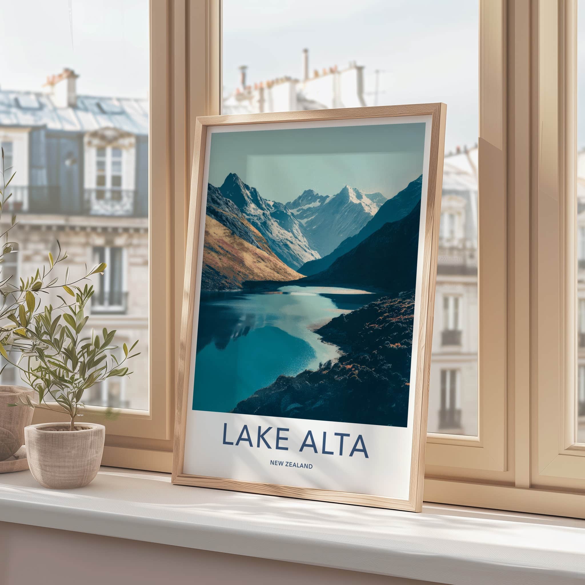 Lake Alta Poster - New Zealand Fine Art