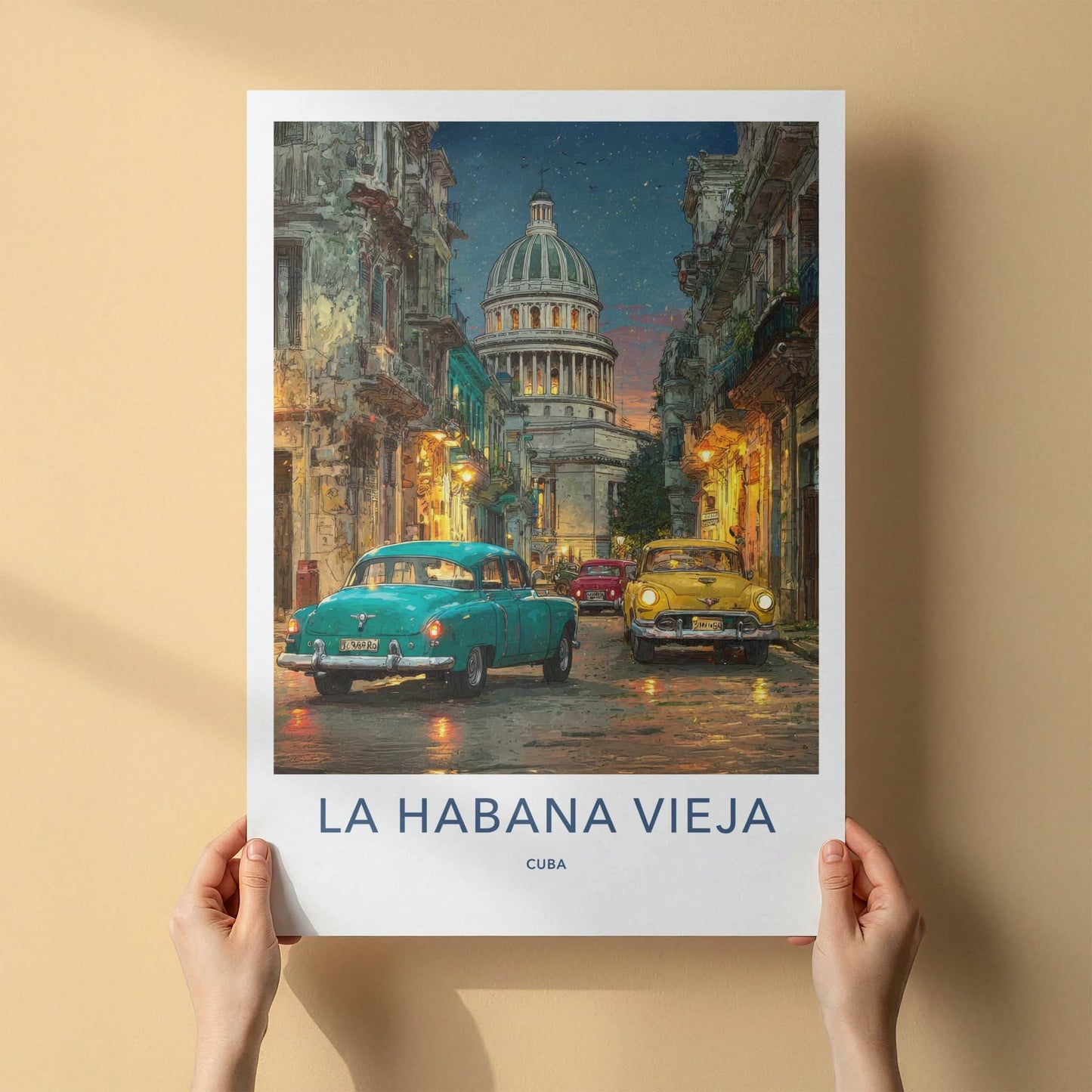 Havana Poster - Cuba Framed Art