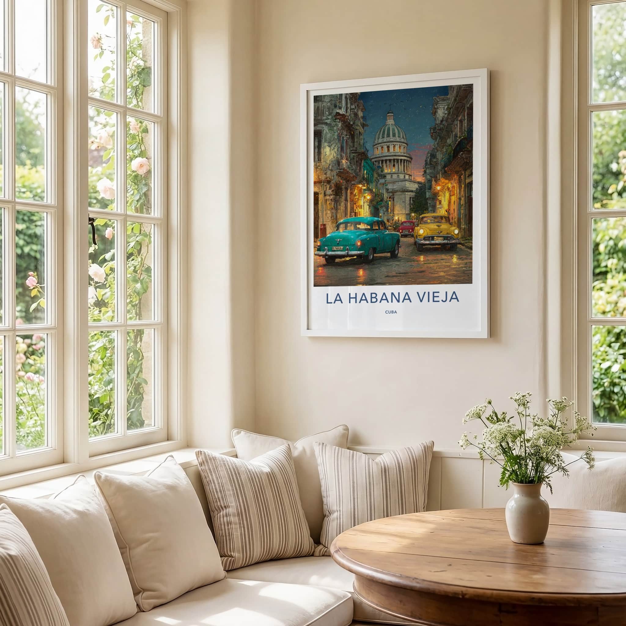 Havana Poster - Cuba Framed Art