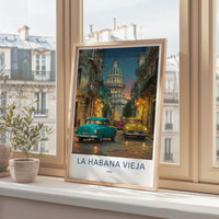 Havana Poster - Cuba Framed Art