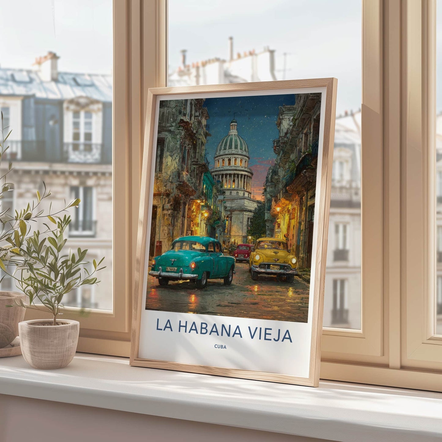 Havana Poster - Cuba Framed Art