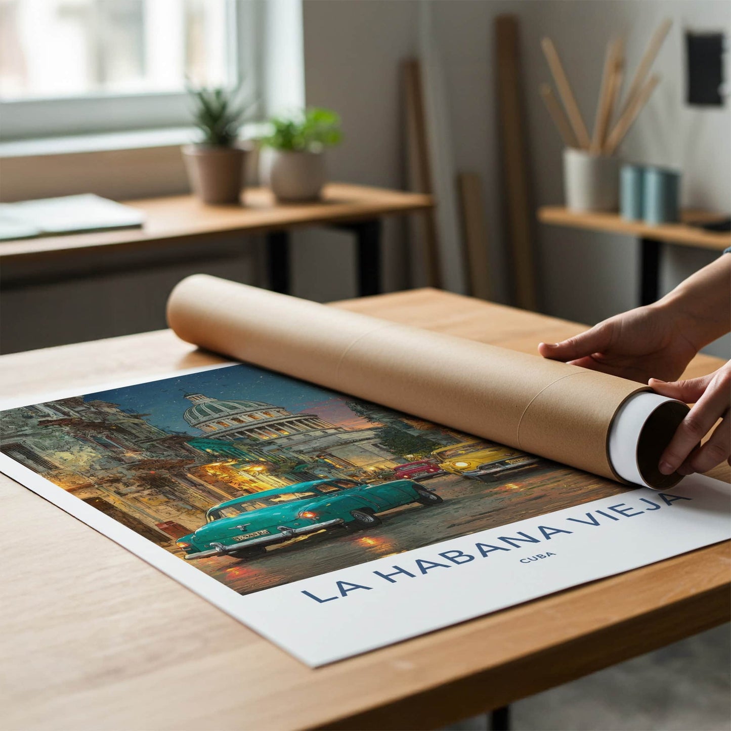 Havana Poster - Cuba Framed Art