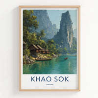 Khao Sok Poster - Thailand Travel Print
