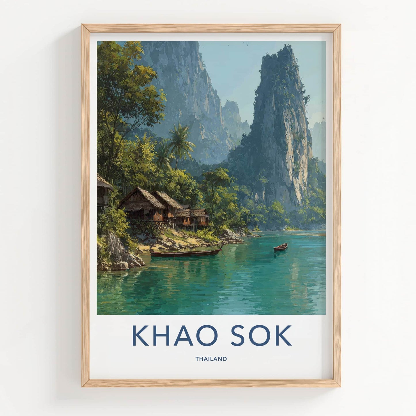 Khao Sok Poster - Thailand Travel Print