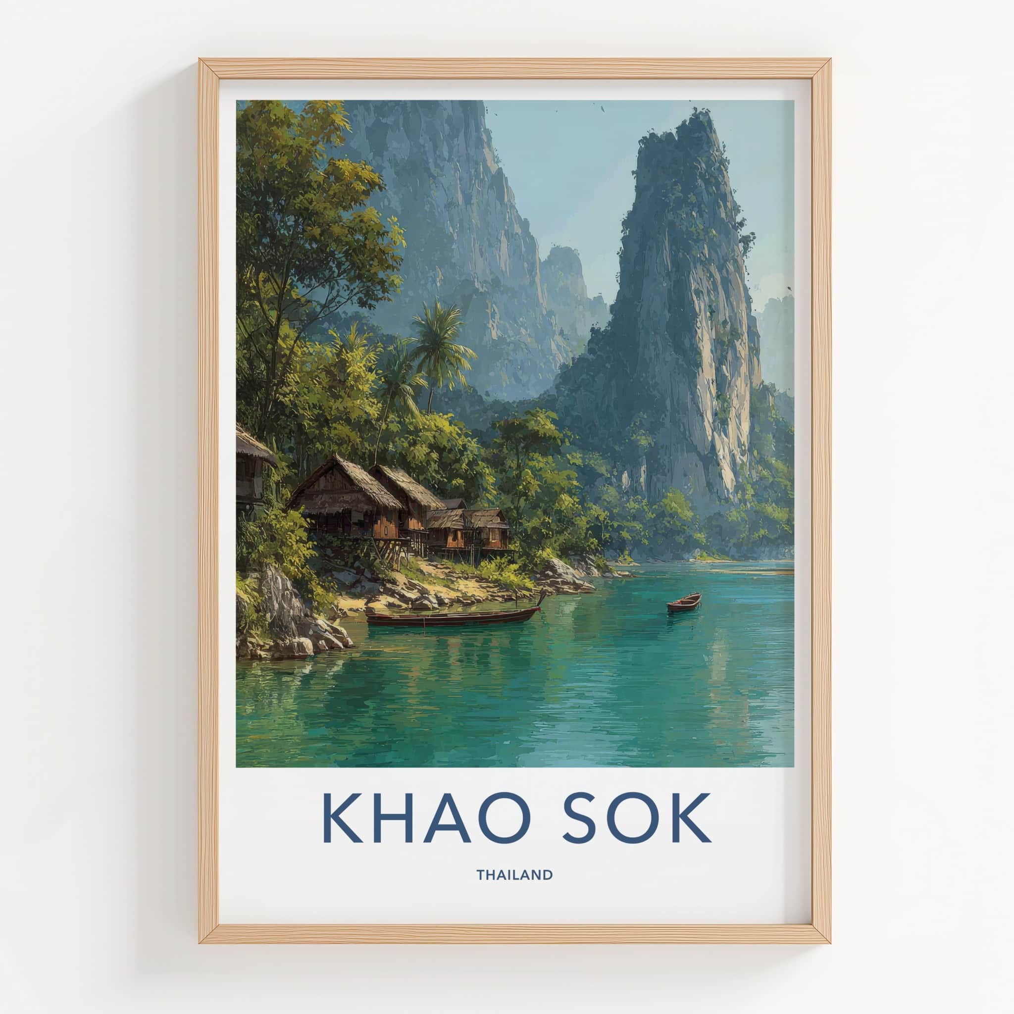 Khao Sok Poster - Thailand Travel Print