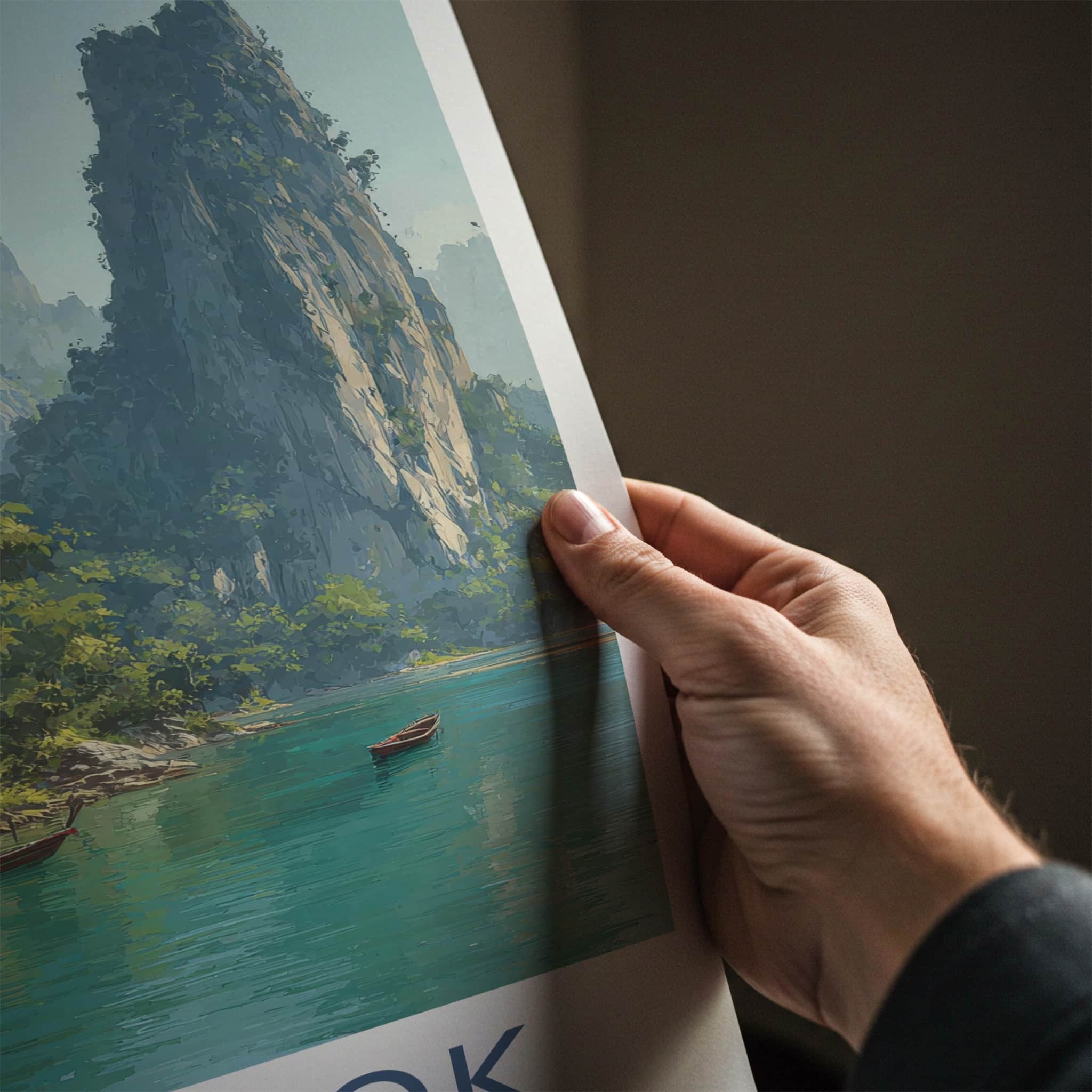 Khao Sok Poster - Thailand Travel Print