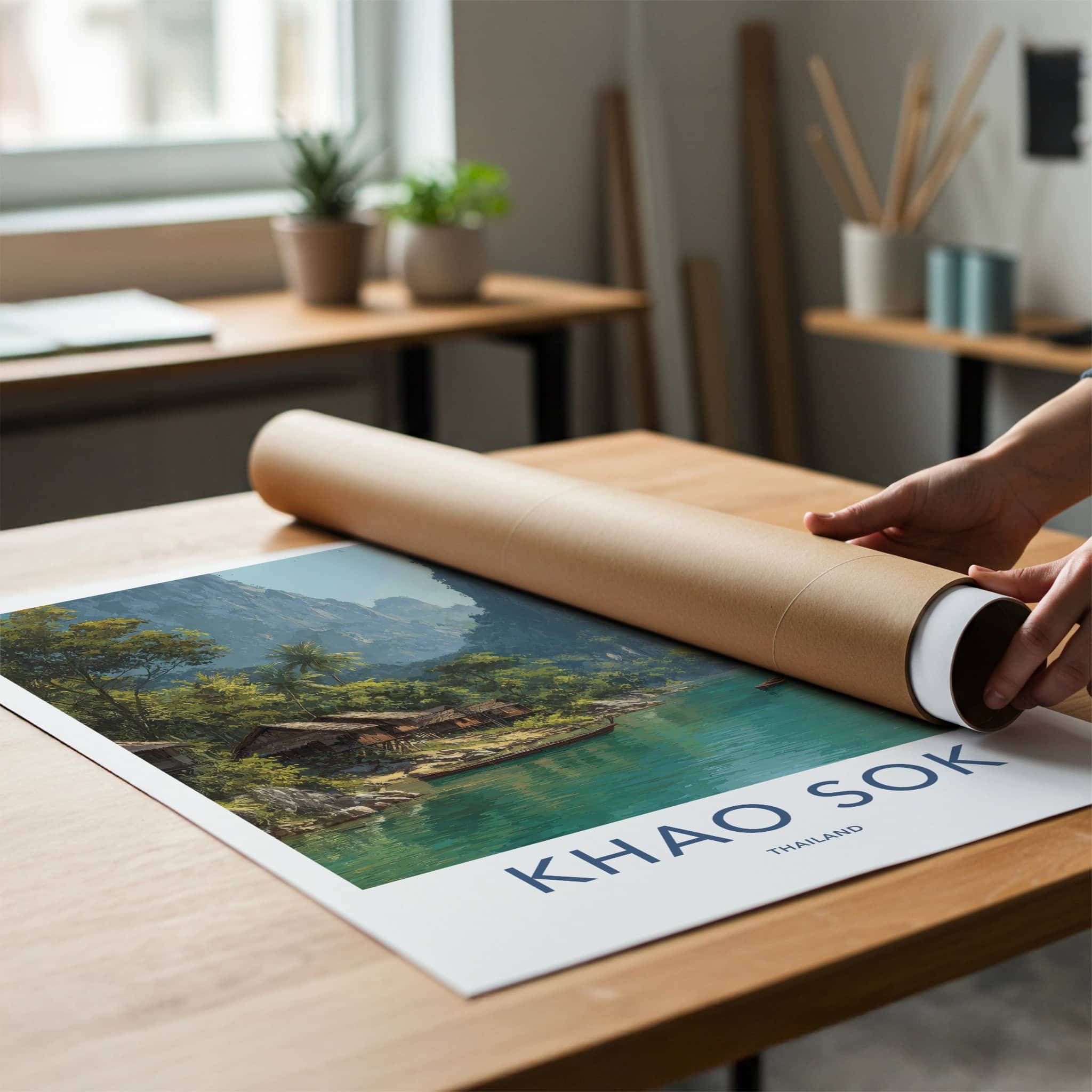 Khao Sok Poster - Thailand Travel Print