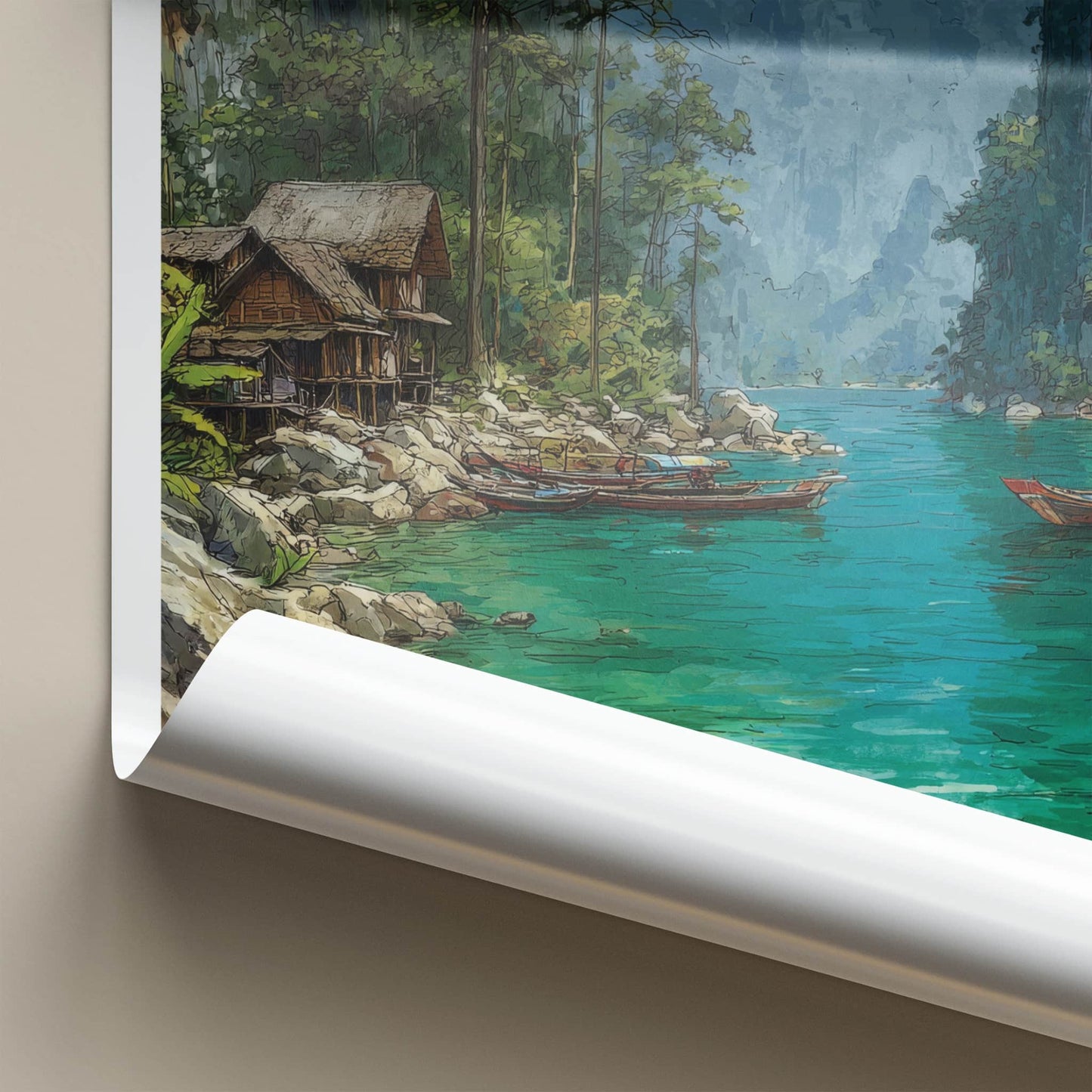 Khao Sok Poster - Thailand Travel Art