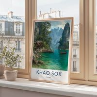 Khao Sok Poster - Thailand Travel Art