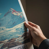Khan Tengri Poster - Kazakhstan Art Print