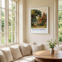 Madhya Pradesh Poster - India Framed Art