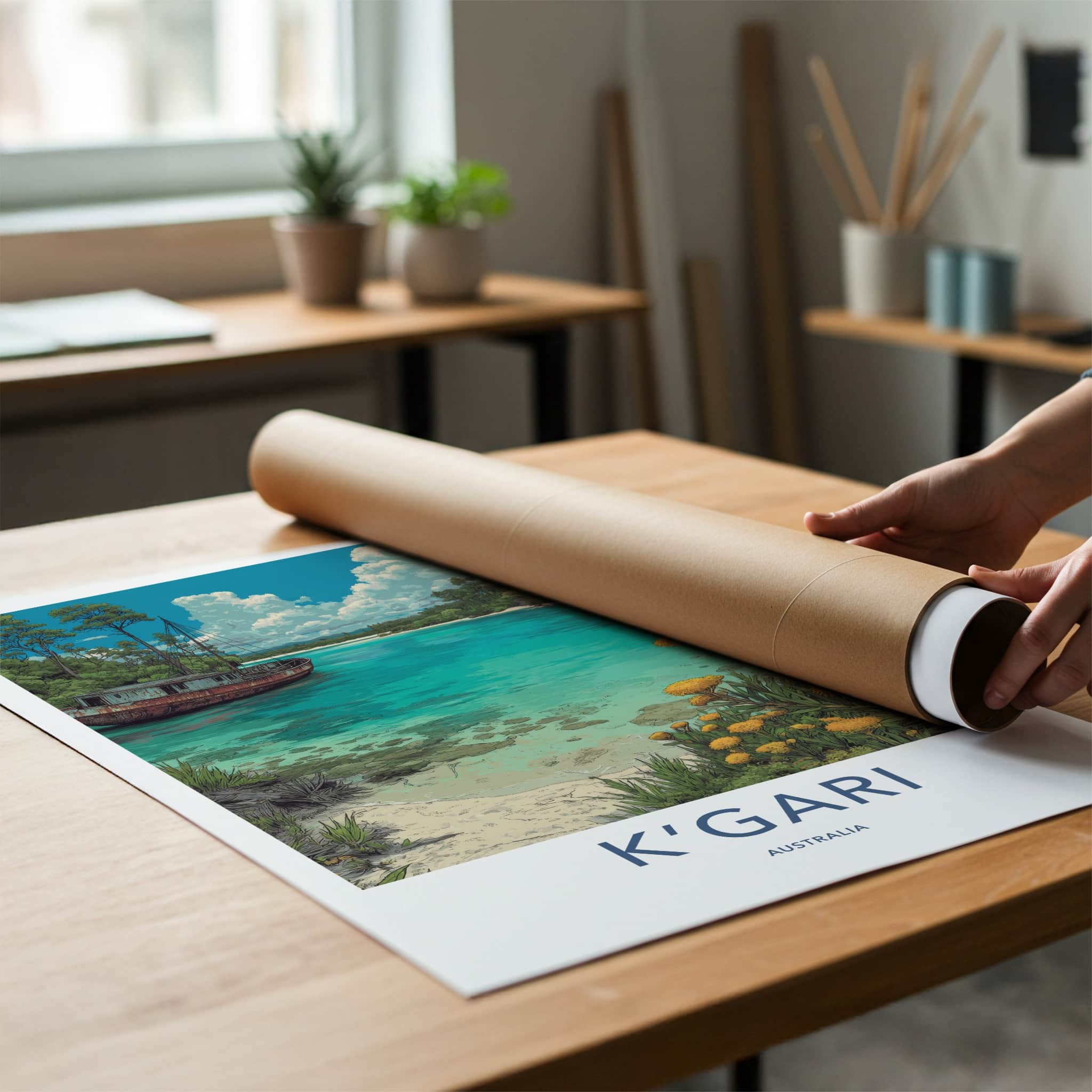 Kgari Poster - Australia Wall Art