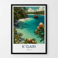 Kgari Poster - Australia Framed Print