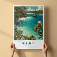 Kgari Poster - Australia Framed Print