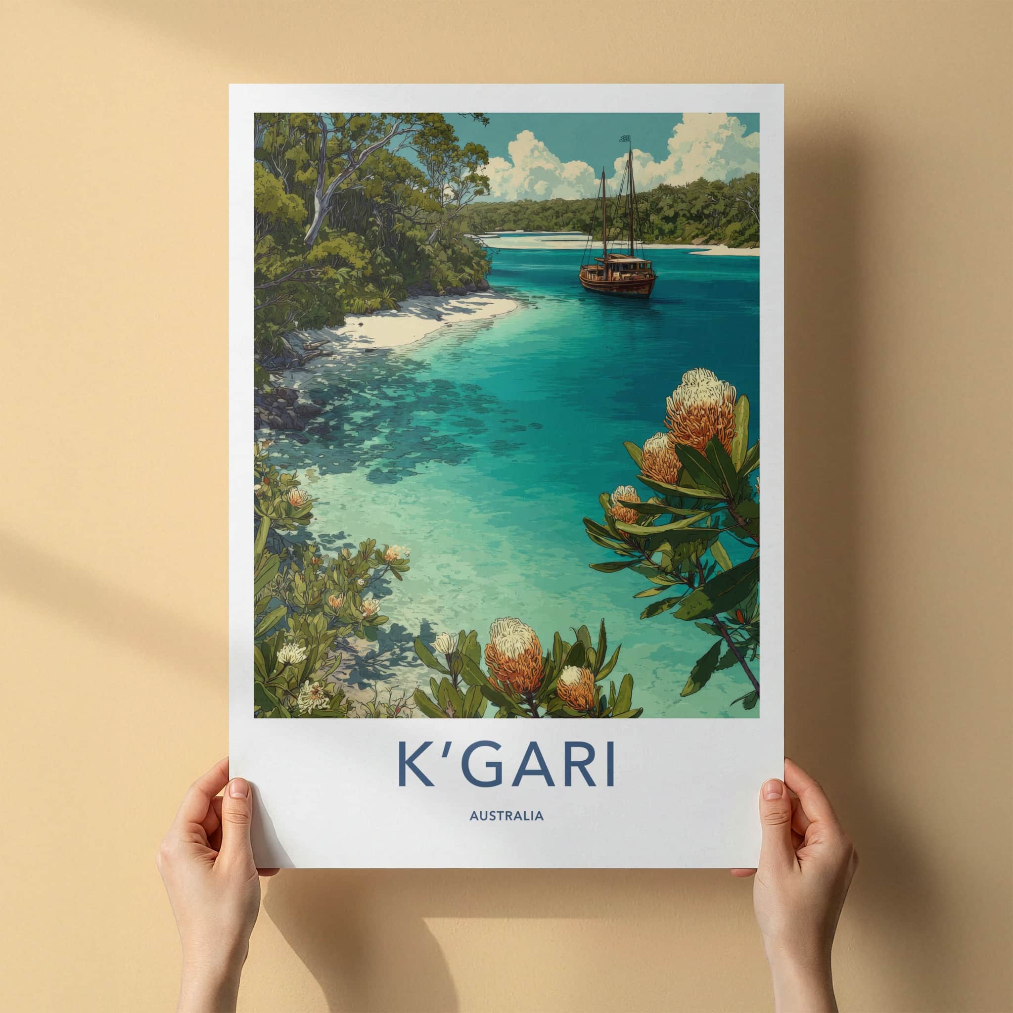 Kgari Poster - Australia Framed Print