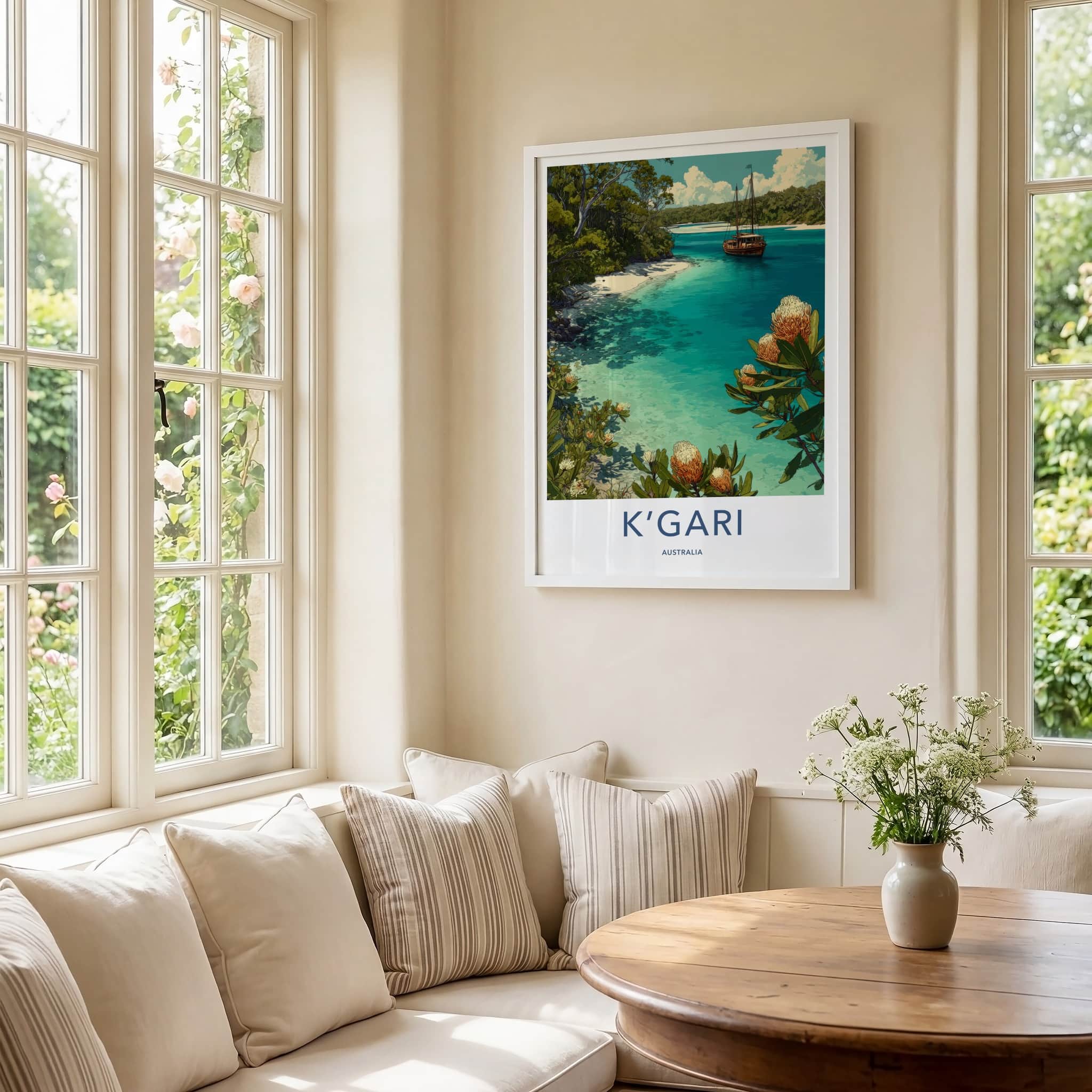 Kgari Poster - Australia Framed Print