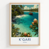 Kgari Poster - Australia Framed Print