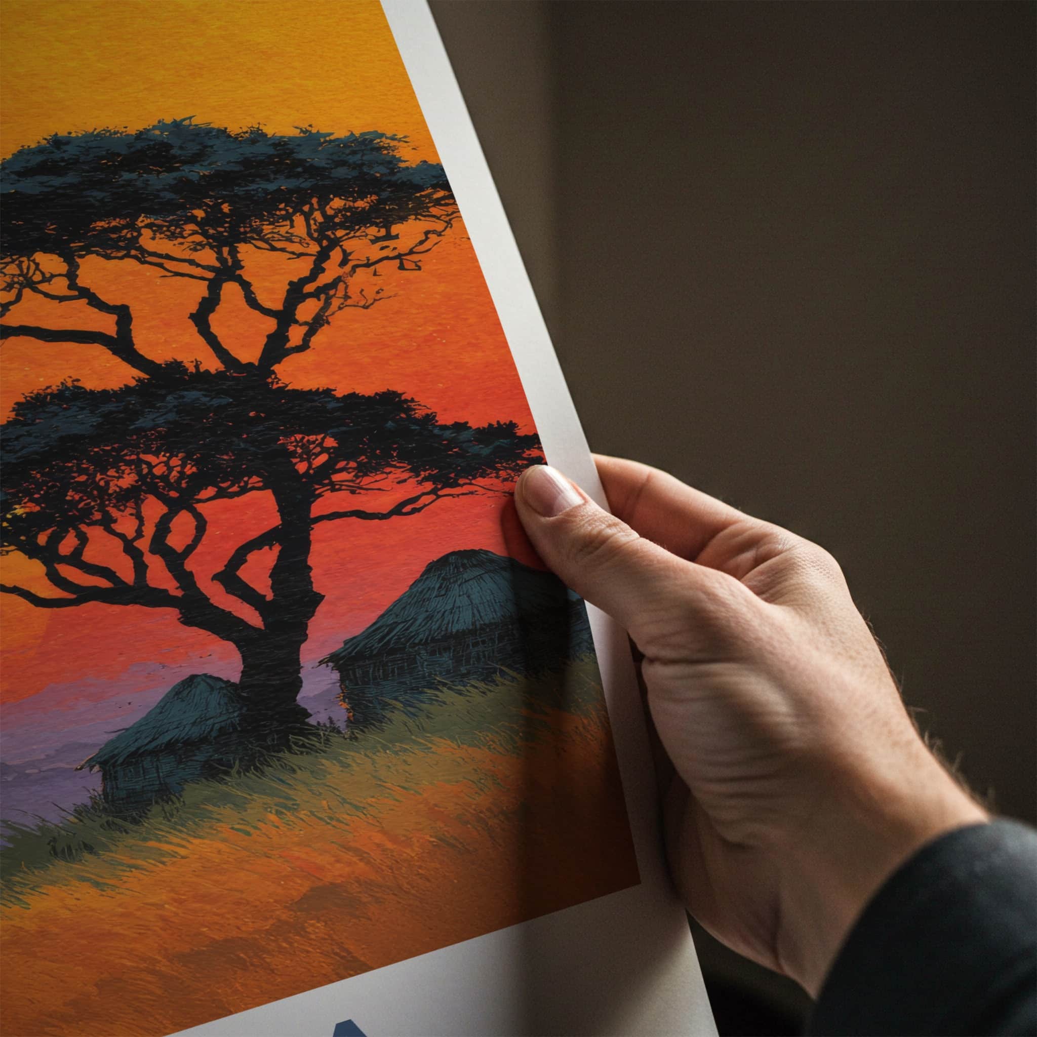 Kenya Poster - Savannah Framed Art