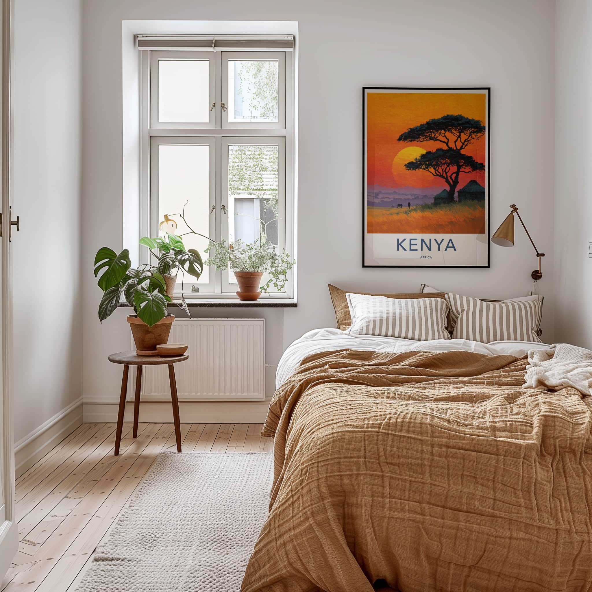 Kenya Poster - Savannah Framed Art