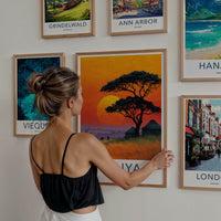 Kenya Poster - Savannah Framed Art