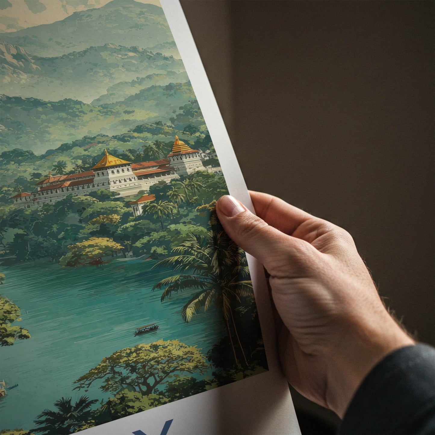Kandy Poster - Sri Lanka Travel Print