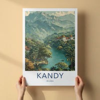 Kandy Poster - Sri Lanka Travel Print