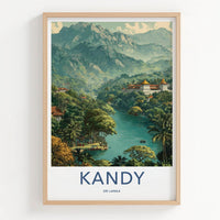 Kandy Poster - Sri Lanka Travel Print
