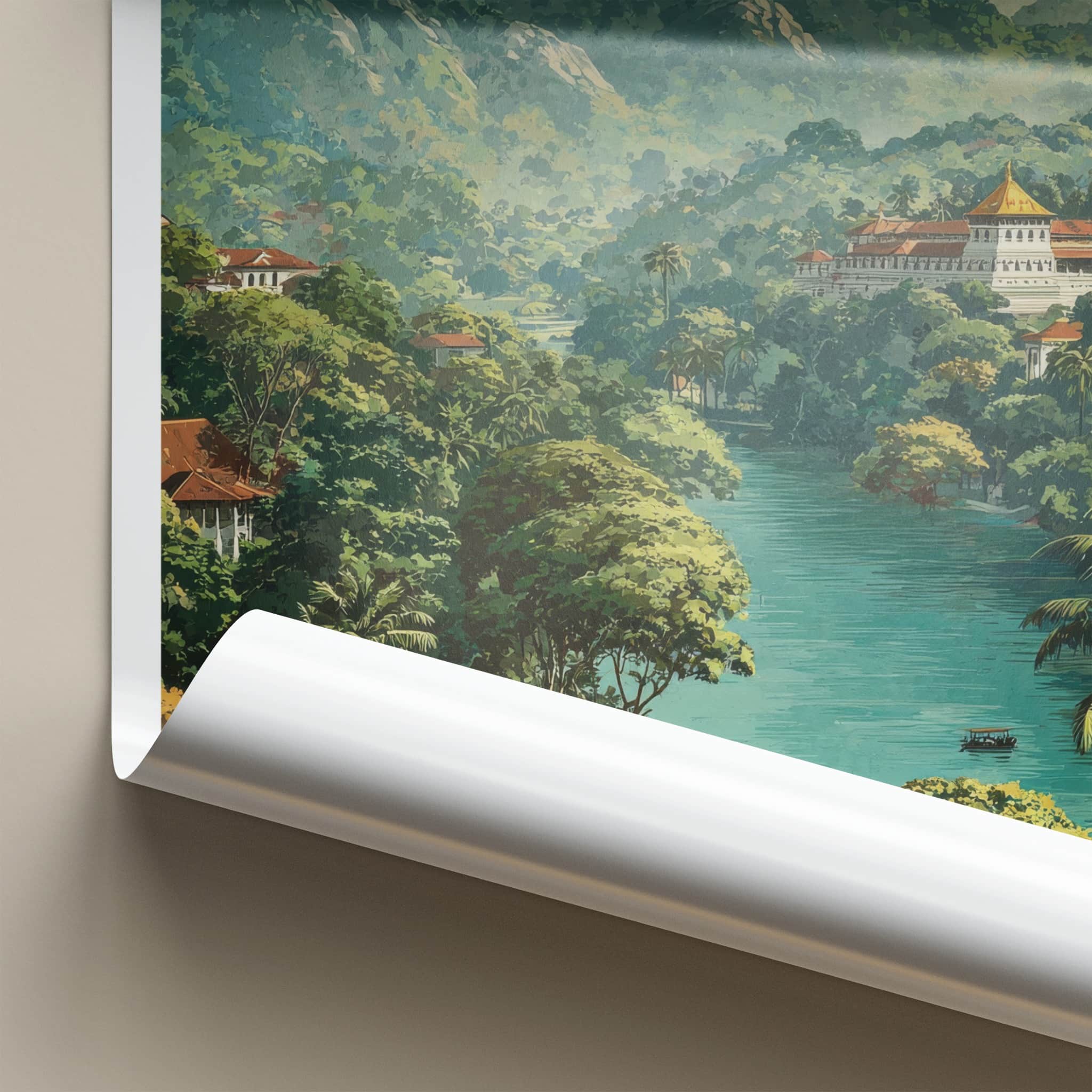Kandy Poster - Sri Lanka Travel Print